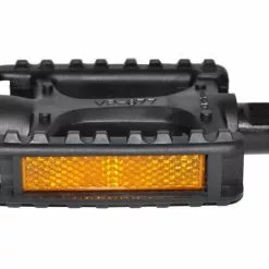 BikePartner – Pedaler 9/16 – Nylon – Sort Med Refleks