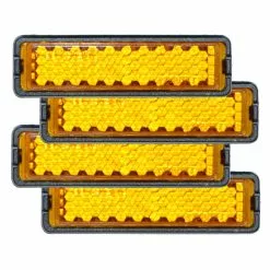 BikePartner Bike Partner – Pedalrefleks – Plug-in – 4 Stk. – Sort