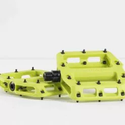 Bontrager Line Elite – Platform Pedaler MTB – Neongrøn – 15mm 9/16″